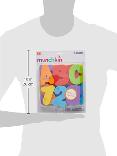 Munchkin® Learn™ Bath Letters and Numbers 36pc Toddler Bath Toy