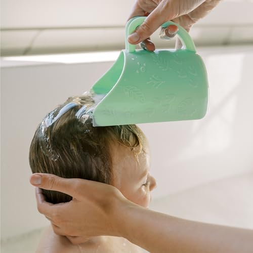 Dr. Brown's CleanUp Dino-Pour Baby Bath Rinse Cup, Tear-Free Rinsing for Babies and Toddlers, BPA Free