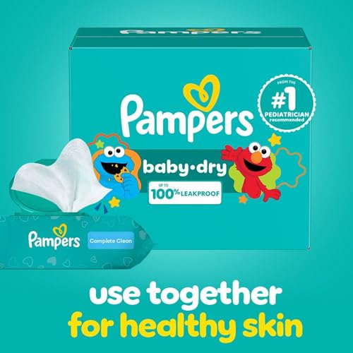 Pampers Diapers - Baby Dry - Size 7, 108 Count, Absorbent Disposable Infant Diaper (Packaging May Vary)