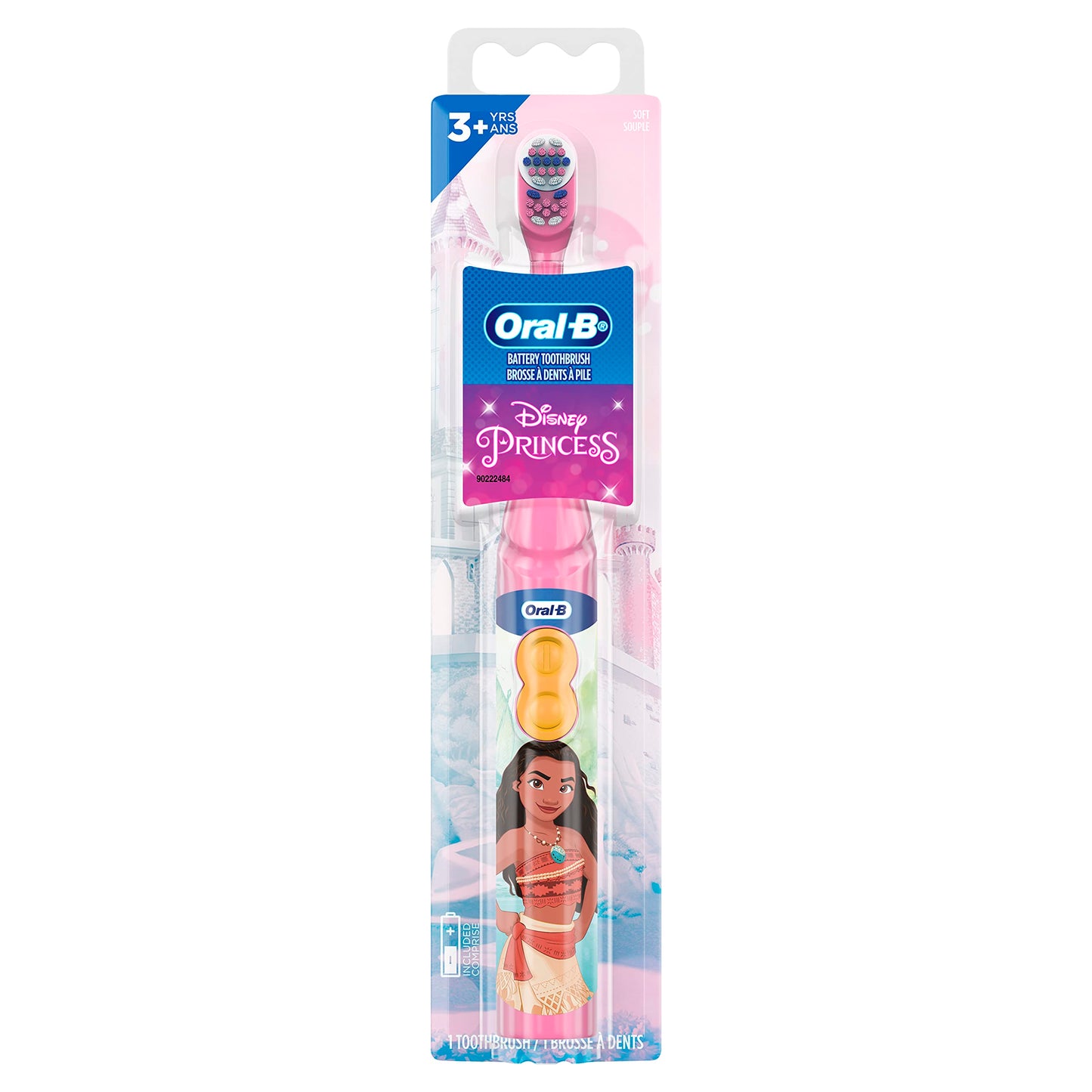 Oral-B Pro-Health Stages Disney Princess Battery Power Kids Electric Toothbrush (Packaging May Vary)