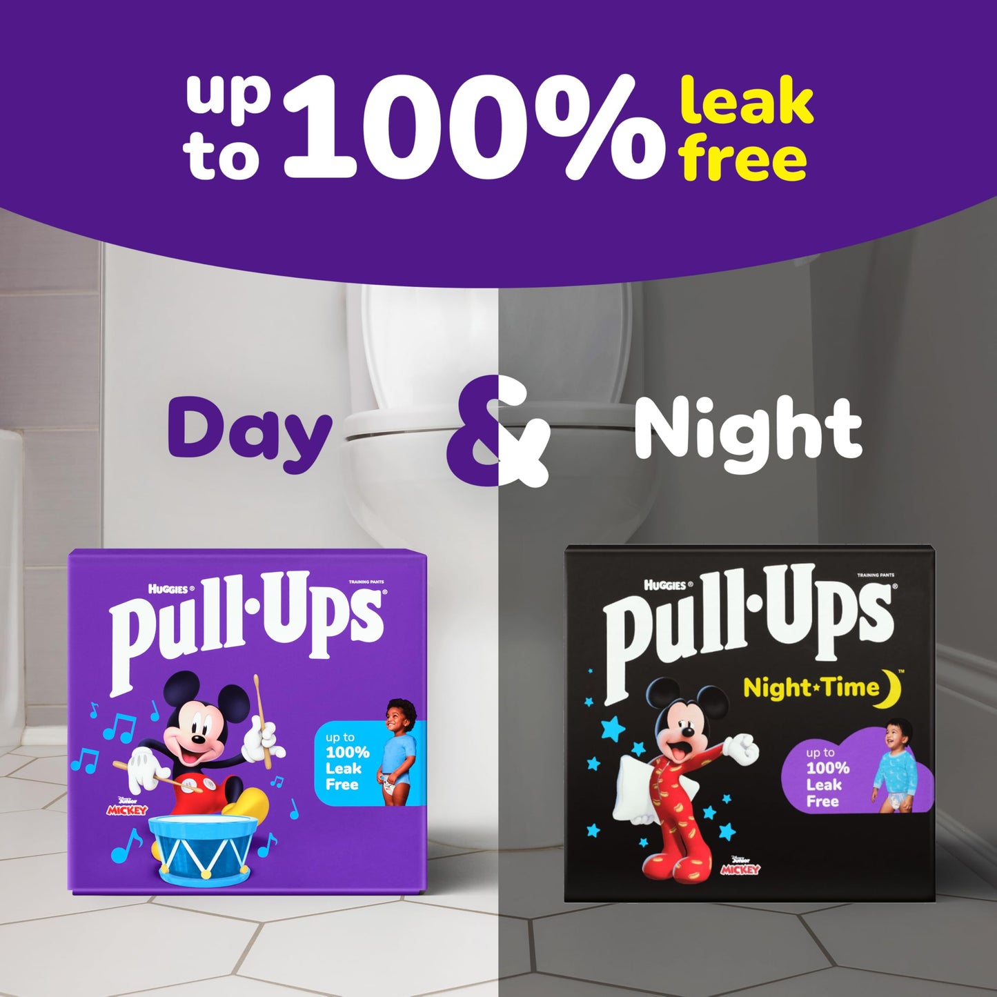 Pull-Ups Boys' Potty Training Pants, Size 4T-5T Training Underwear (38-50 lbs), 17 Count