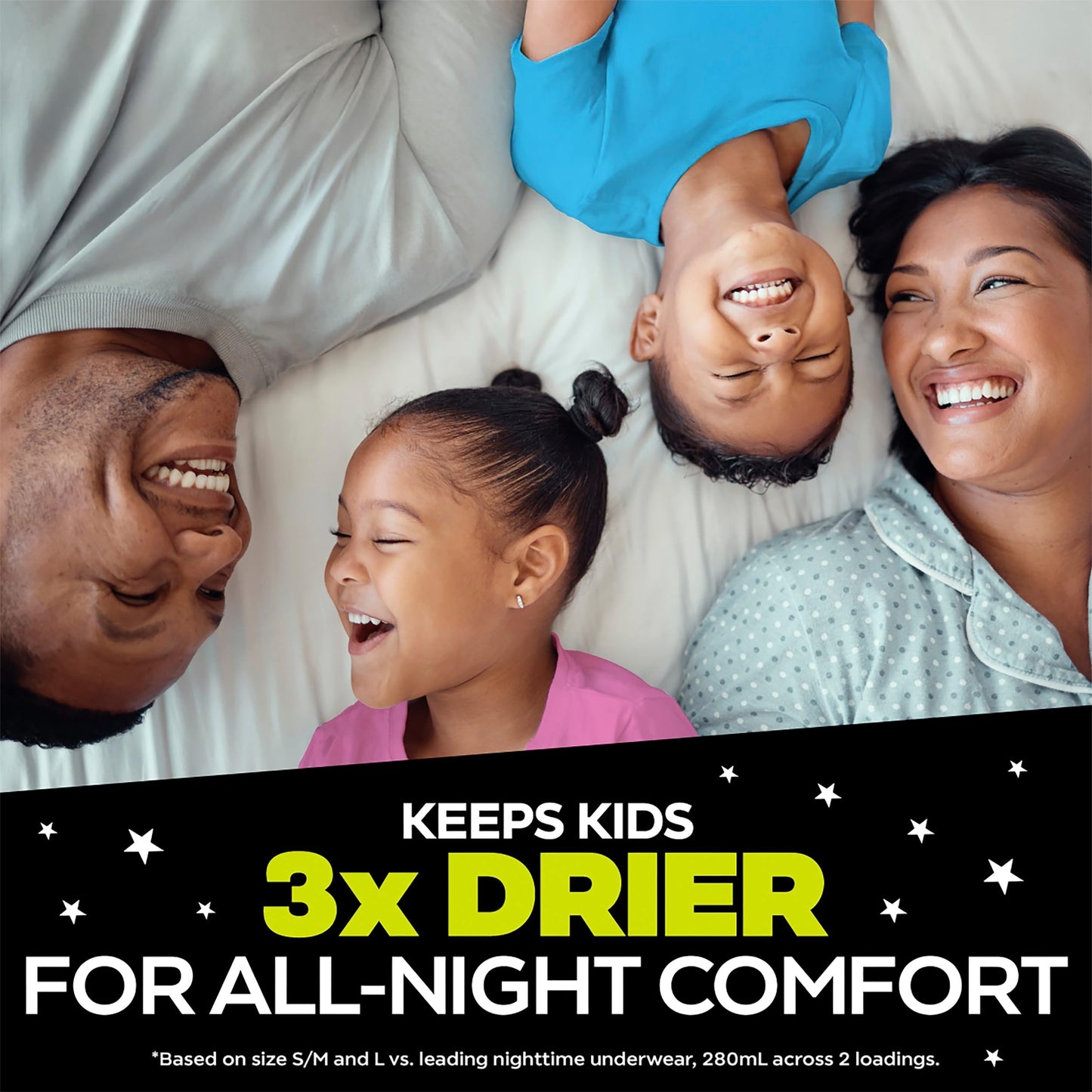 Ninjamas Girls Bedwetting Nighttime Underwear, Size S/M (38-70 lbs), 44 Count, Overnight Protection, Ultra Absorbent, Hypoallergenic