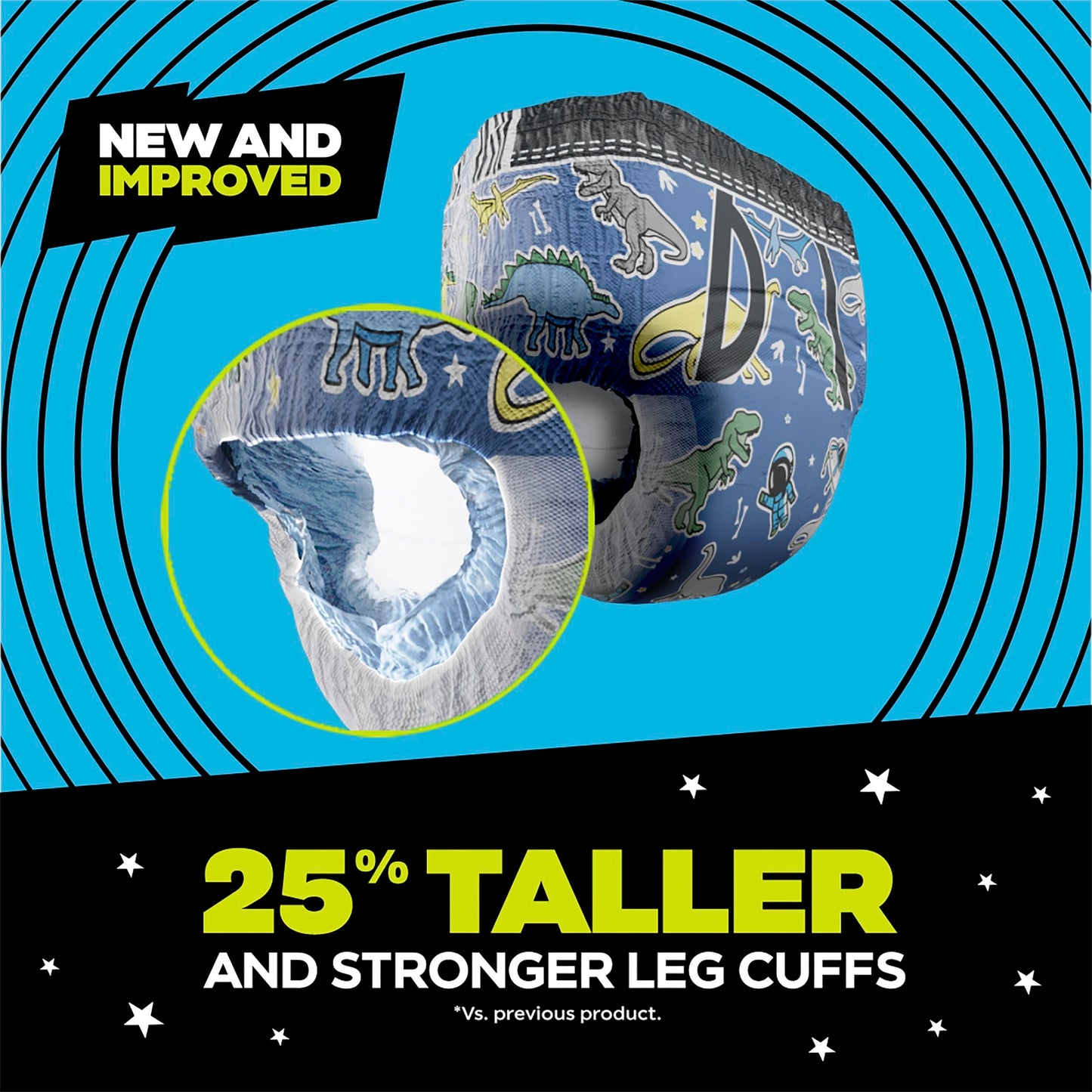 Ninjamas Boys Bedwetting Nighttime Underwear, Size S/M (38-70 lbs), 44 Count, Overnight Protection, Ultra Absorbent, Hypoallergenic