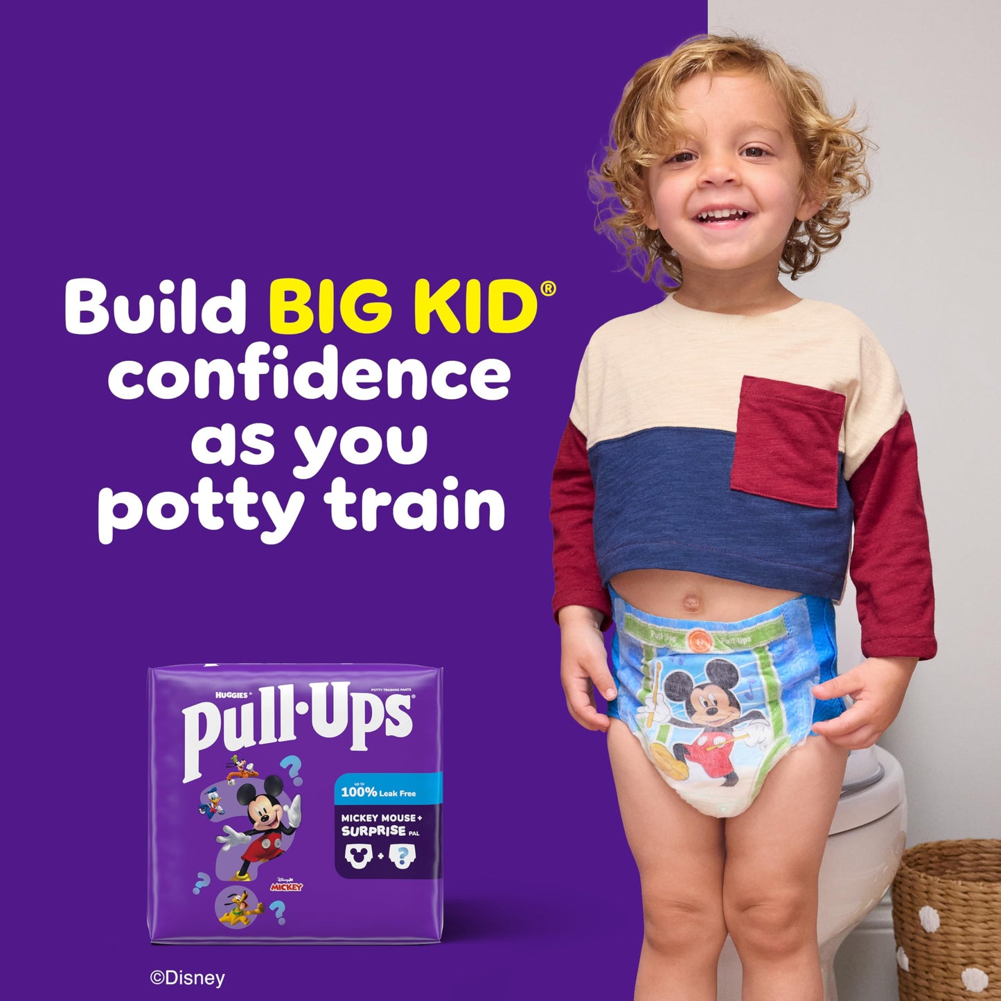 Pull-Ups Boys' Potty Training Pants, Size 4T-5T Training Underwear (38-50 lbs), 17 Count